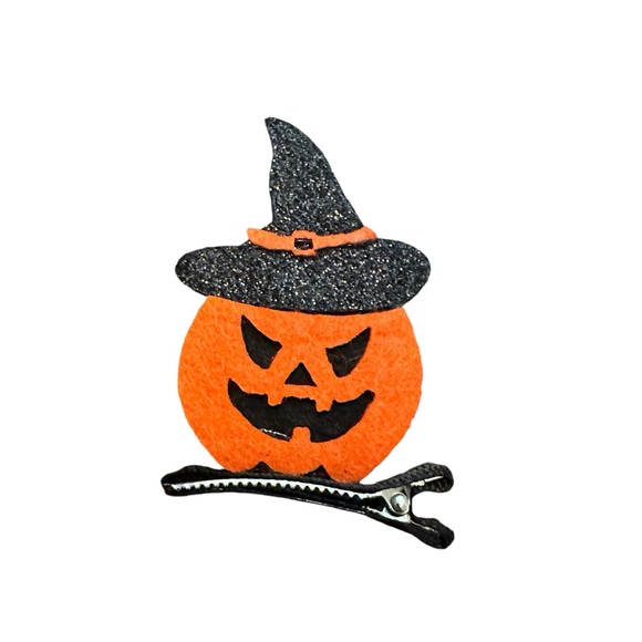 Accessories - Halloween Jack-o’-lantern Hair Clip NEW